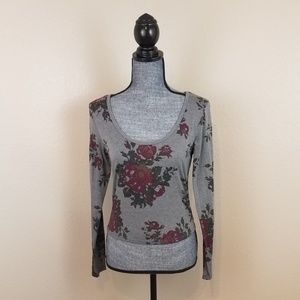 American Eagle long sleeve crop top